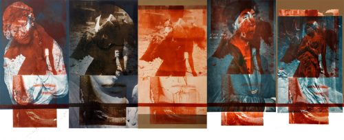 Roberto Godoy, “Suite syrienne” – Photo-engraving on metal and polymer materials, and mounted prints (mixed media) 