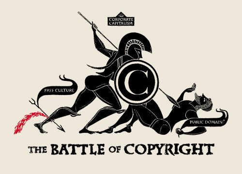 Credit: CHRISTOPHER DOMBRES - THE BATTLE OF COPYRIGHT, From flickr under creative commons license: Public Domain
