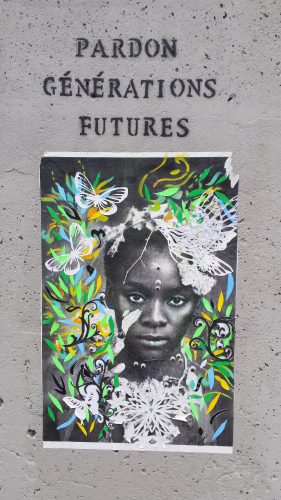 Sorry, Future Generations - Montréal street art by Lily Luciole