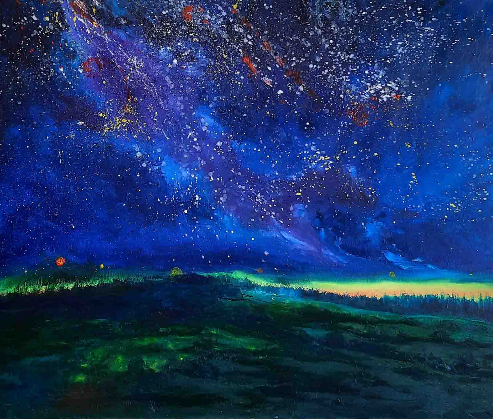 Detail from Starry sky © El Arbi Mrabet