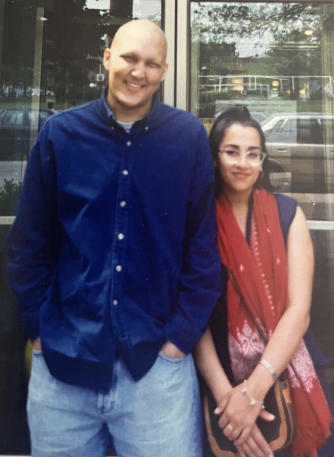 My brother and I, 1995 (family photo collection)