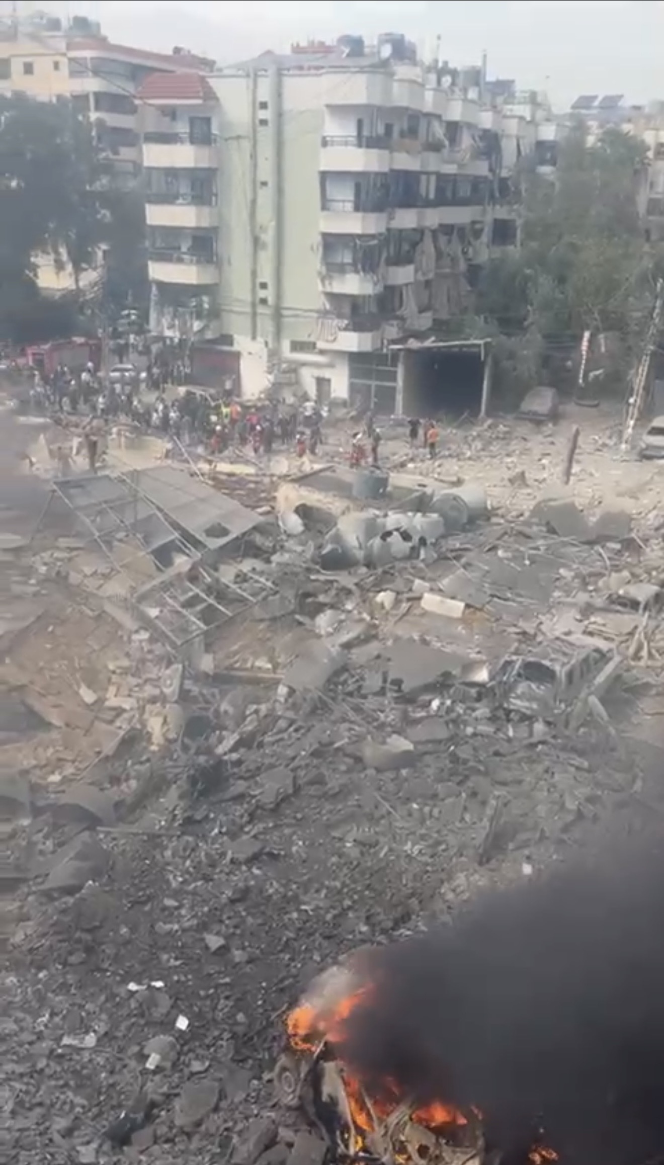 My home in Beirut after the Israeli airstrike © Darine Houmani, March 2025